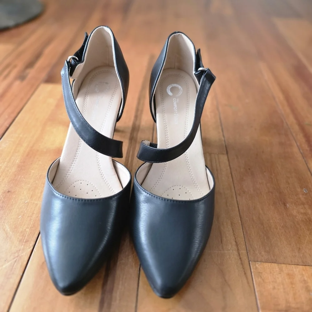 Journee Tillis Black High Heel Pump Tru‎ Comfort Foam Size 9.5